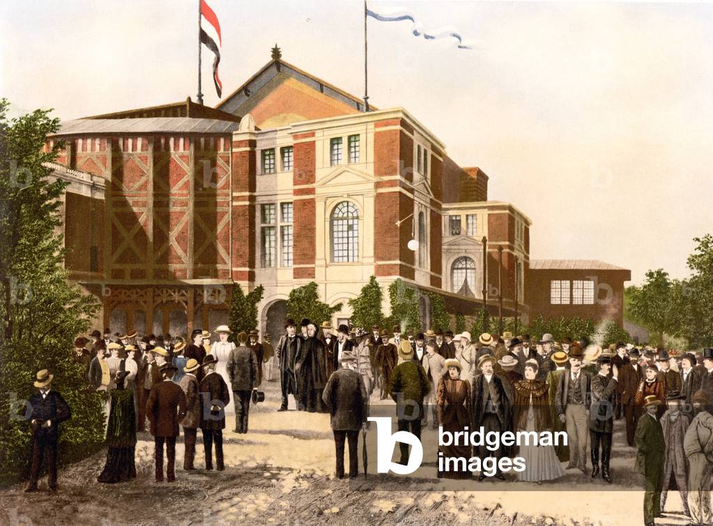 The Buhnen-Festspeilhaus, Bavaria, pub. c.1895 (postcard chromolithograph)