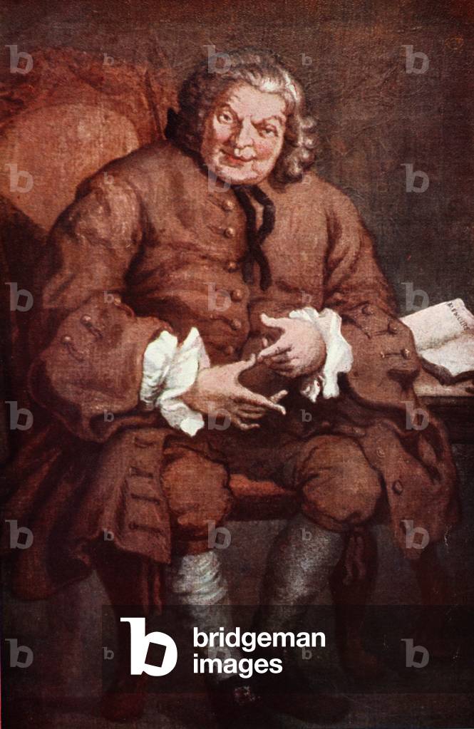 Portrait of Simon Fraser, Lord Lovat, illustration from 'Hutchinson's Story of the British Nation', c.1923 (colour litho)