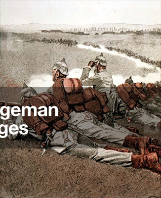 Near Dieuze, illustration from a German magazine, 'Simplicissimus', c.1915 (litho)