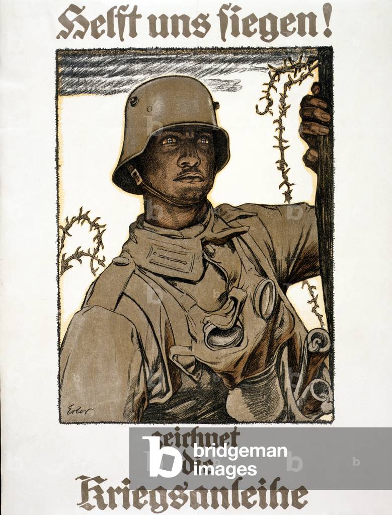 Helft uns siegen! Zeichnet die Kriegsanleihe, pub. Munich, c.1915 (colour litho)