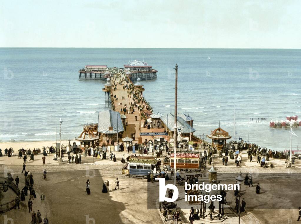 North Pier, Blackpool (hand-coloured photo)