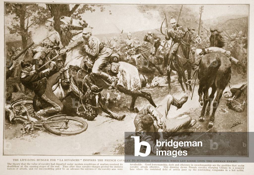 La fame per tutta la vita di «la revanche» ispira la cavalleria francese ad uno sforzo supremo quando liberata