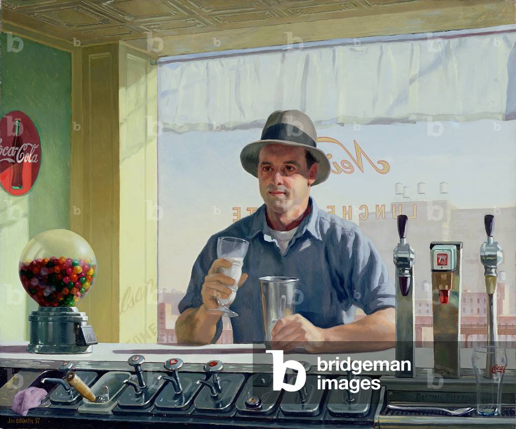 Luncheonette, 1997 (oil on canvas)