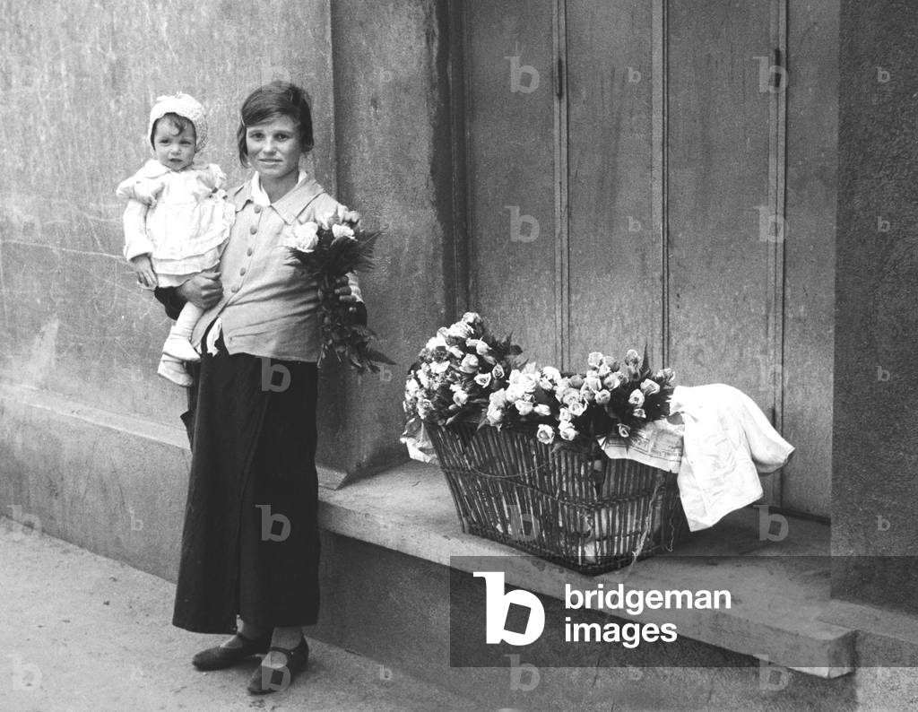 Selling Flowers, Paris 1935