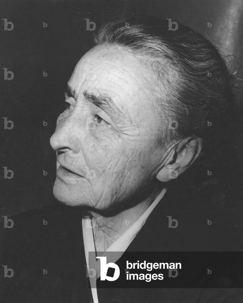 Georgia O’Keeffe, 1962 (b/w photo)