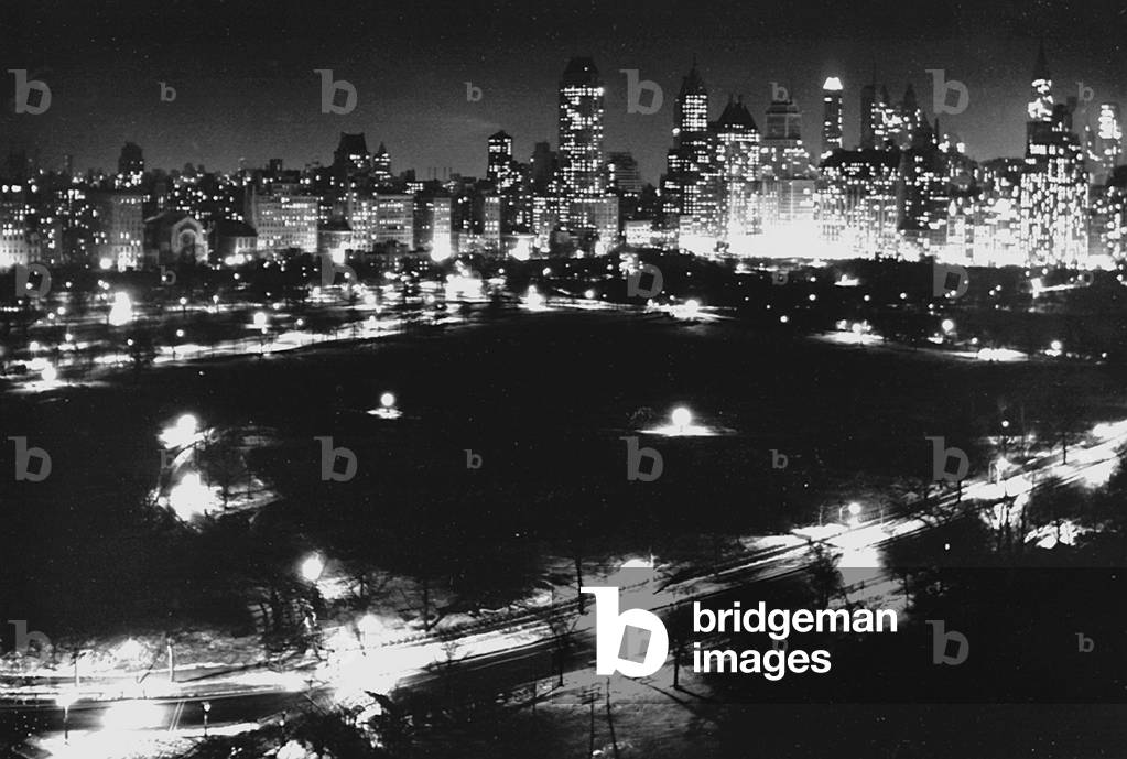 Central Park Night, New York 1947