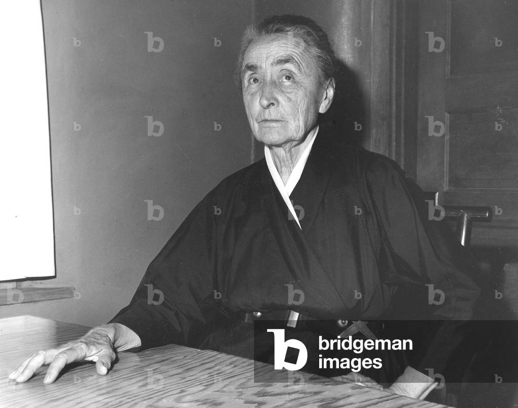Georgia O’Keeffe, 1962 (b/w photo)