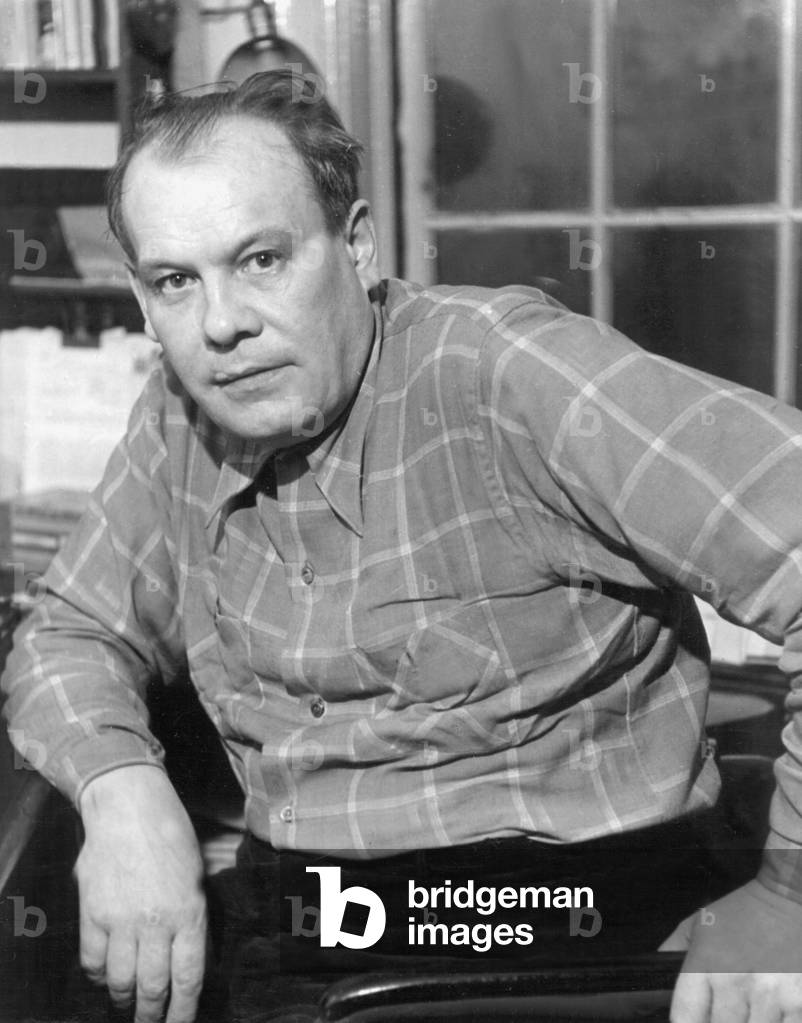 The German writer Oskar Maria Graf (1894-1967) (b/w photo)