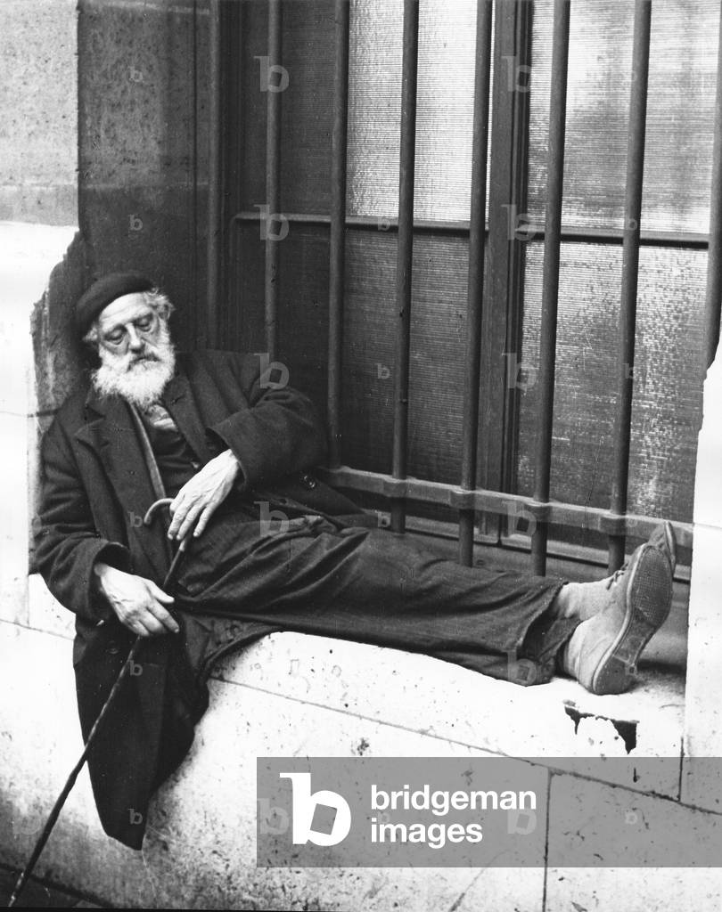 Old Man With Cane, Paris 1936
