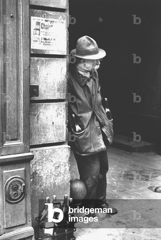 Man With Bottles, Paris 1938