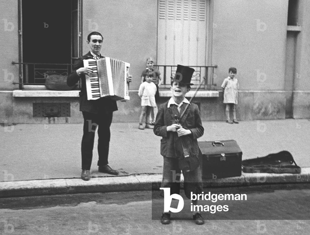 Boy with Violin, Paris 1935