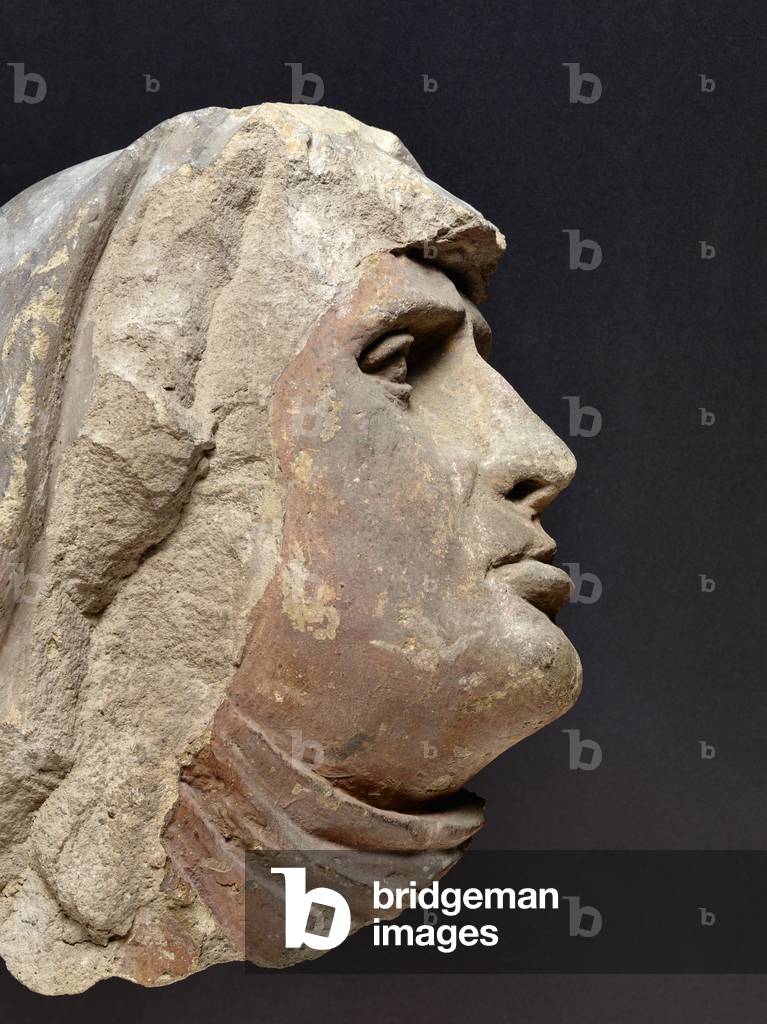 Head, c.15th-16th century (stone) (see also 1630250)