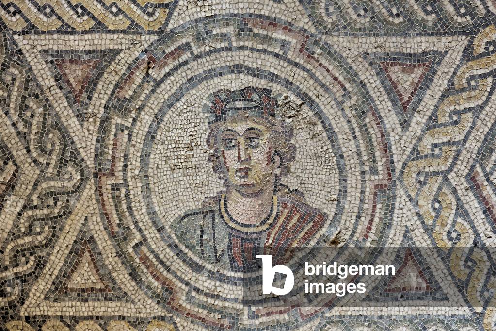 Personification of the spring, room of the four seasons, c.300 AD (mosaic)