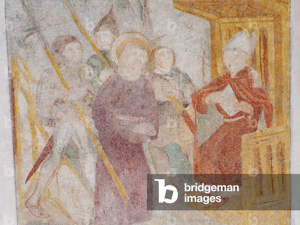 Jesus before the high priest Caiaphas, c.1500 (fresco)