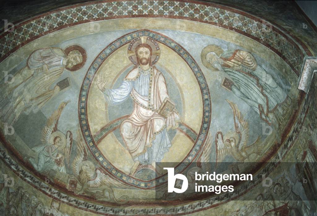 Christ Enthroned, from the apse (fresco)