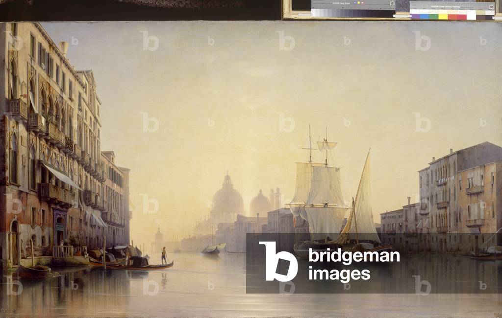 The Canal Grande, Venice (oil on canvas)