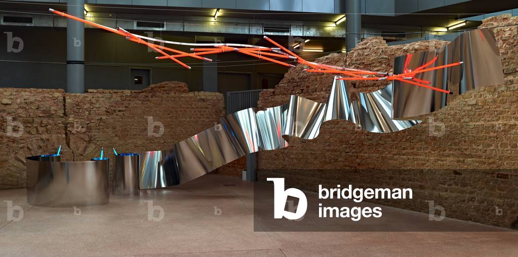 Fire and Water, 2010 (steel & neon lamps)