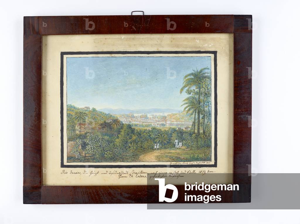 Rio de Janeiro, 1825 (gouache on paper)