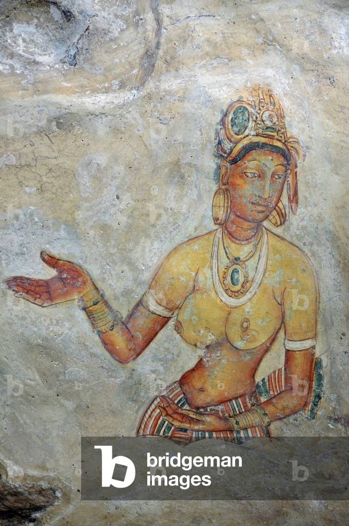 The Cloud Damsels, from the Rock Fortress, 473-91 (fresco) (detail)