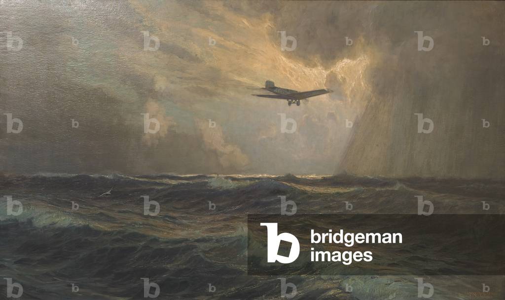The first East to West Transatlantic flight 1928 (painting)