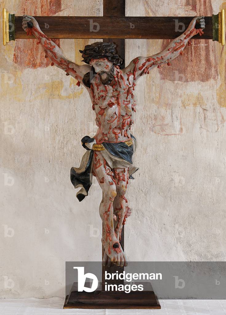 Plague Christ, c.1630-40 (painted wood)