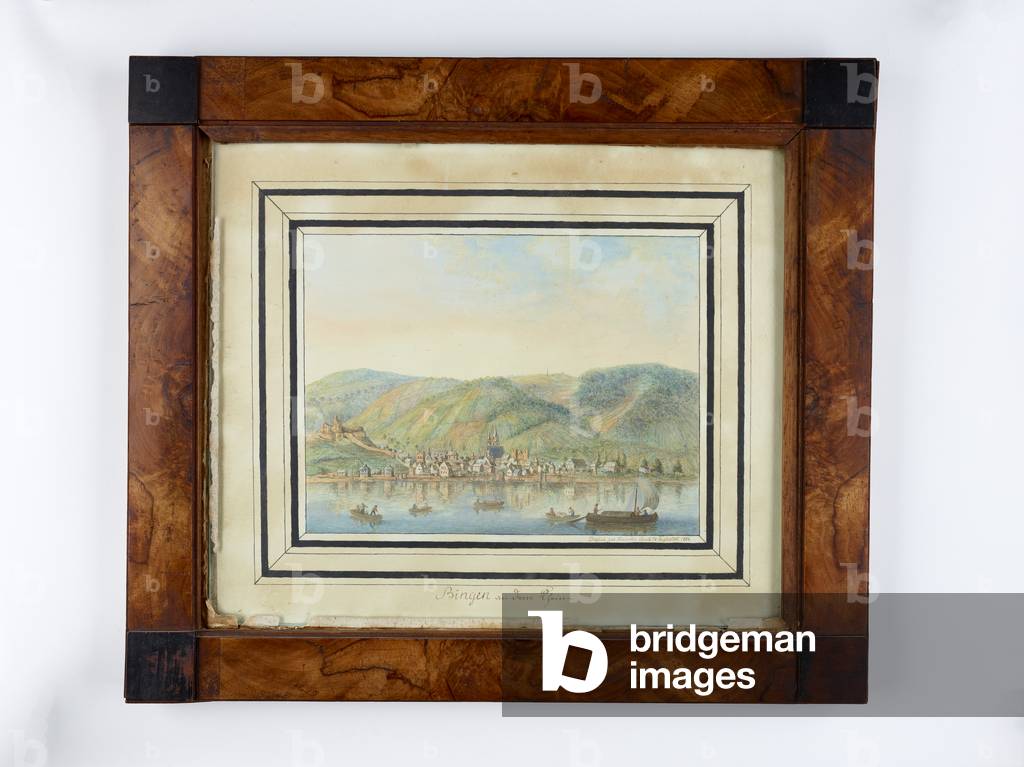 Bingen am Rhein, Rheinland-Pfalz, Germany, 1804 (w/c on paper) 