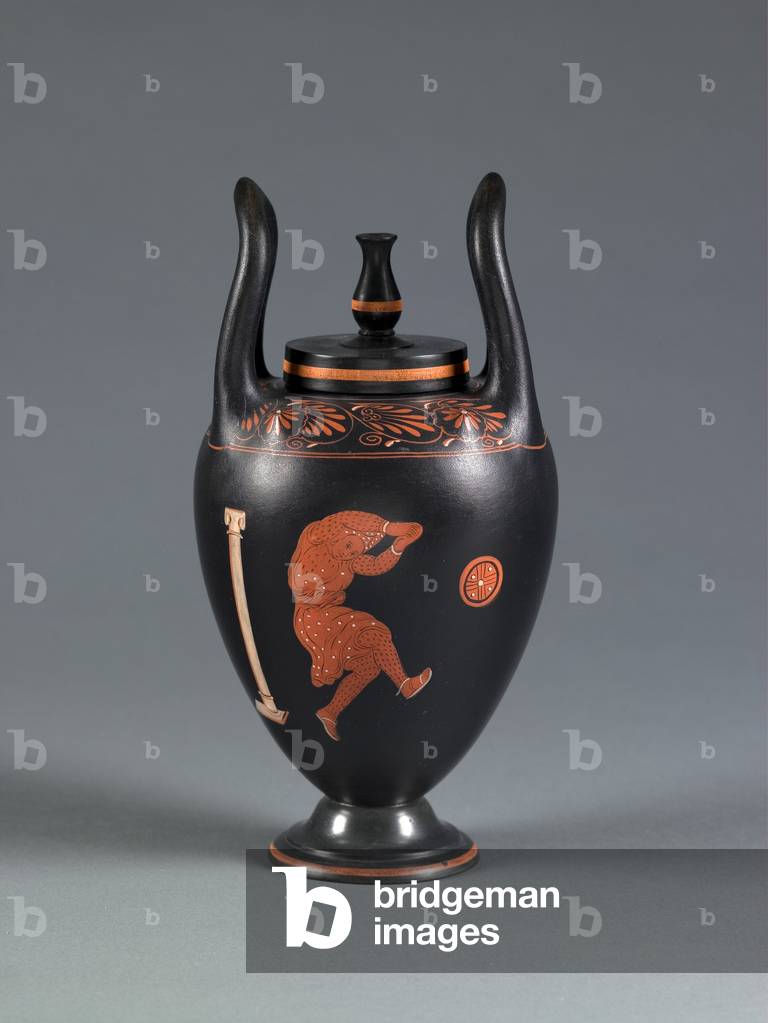 Vase, c.1775 (stoneware with enamel)