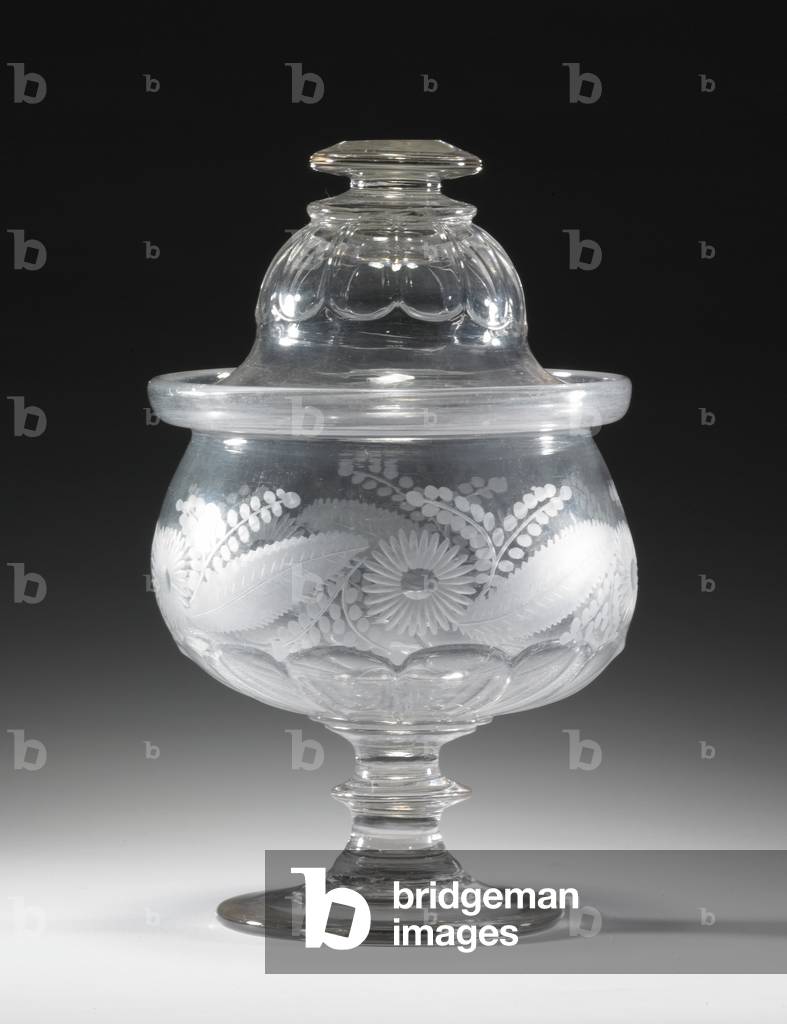 Sugar Bowl, 1820-35 (glass)