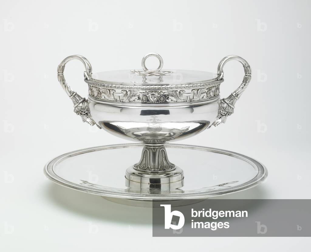 Tureen and Stand, 1797-98 (silver)