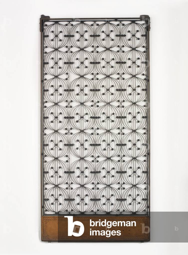 Elevator Grille, from the Chicago Stock Exchange Building, Chicago, Illinois, 1893-95 (cast & forged iron)