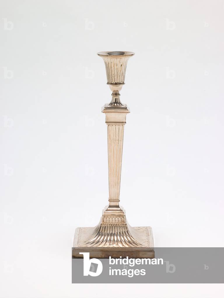 Candlestick, c.1800 (silver-plate)