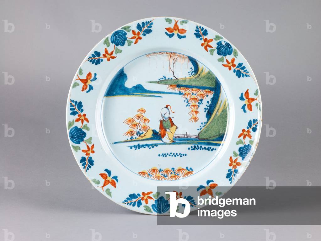 Dish, 1765-75 (tin-glazed earthenware)
