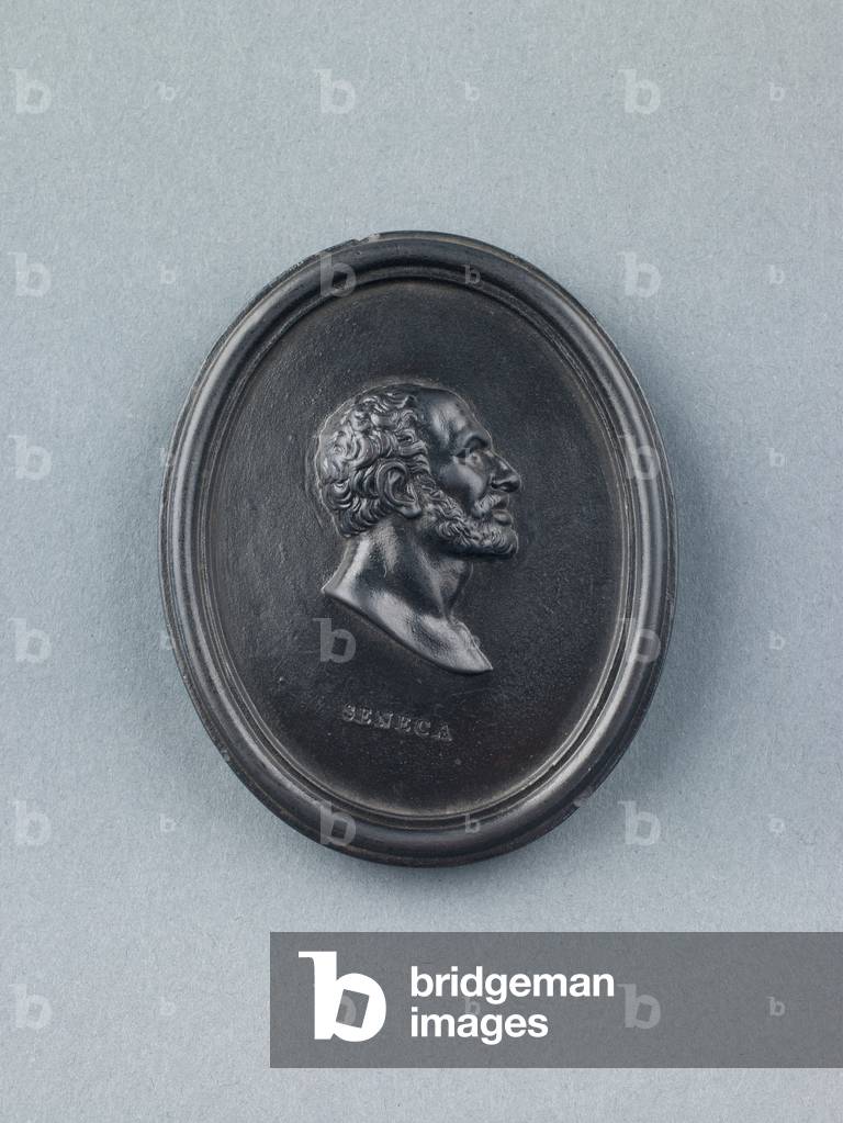 Wedgwood Medallion, Seneca, c.1790 (stoneware)
