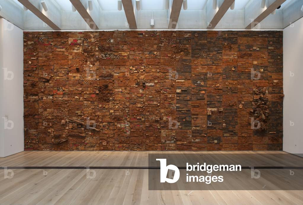 Untitled #45, 1995 (wood, rust, fabric, string, feathers & mixed media)