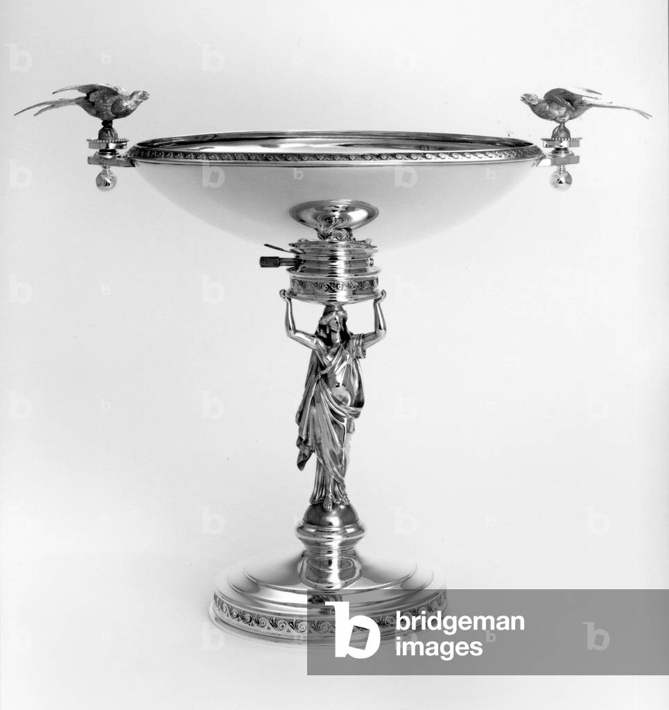 Compote, c.1865-70 (silver with gilding)