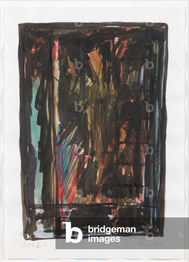 Untitled (31126), 1985 (w/c, gouache and ink on paper)