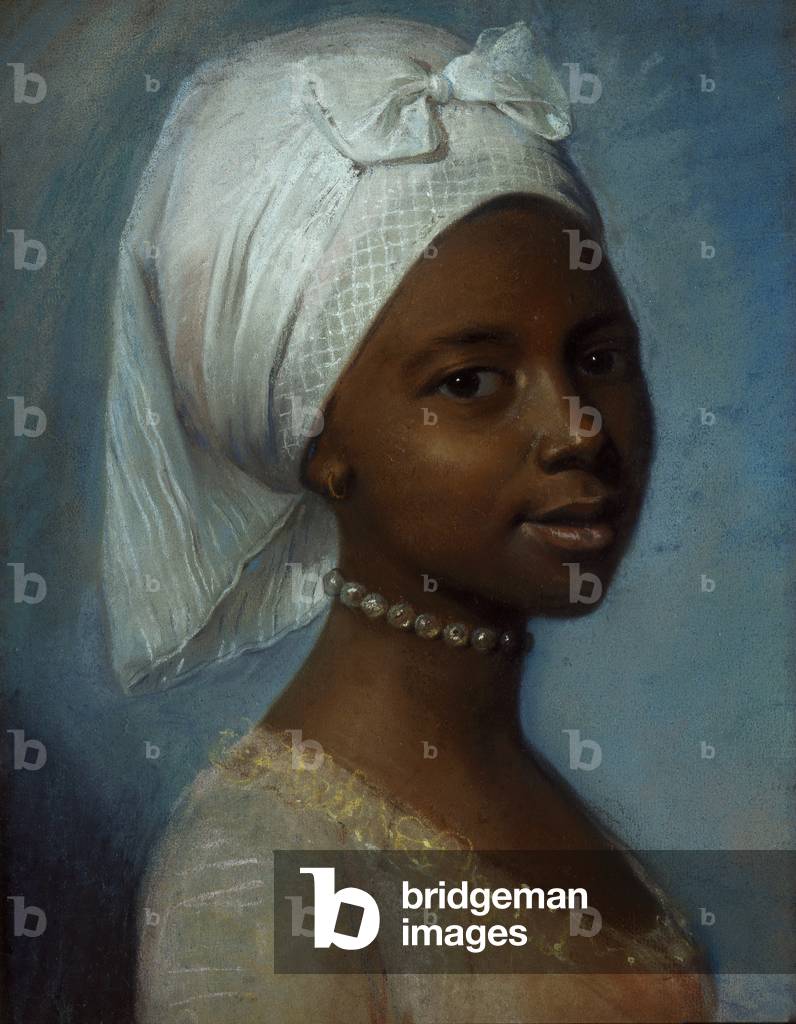 Portrait of a Young Woman (pastel on paper)