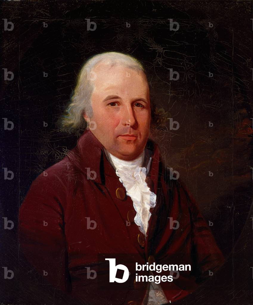 Portrait of David Poignand, 1793 (oil on canvas)