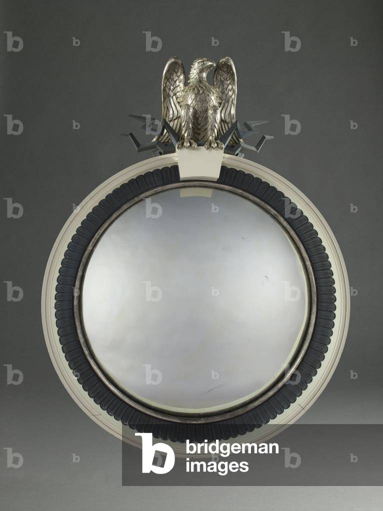 Bull's Eye Mirror, 1941 (painted & silvered wood, metal, & mirrored glass)