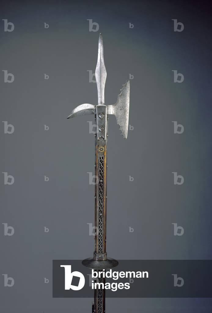 Pollaxe for Foot Combat, c.1500 (steel, iron & wood)