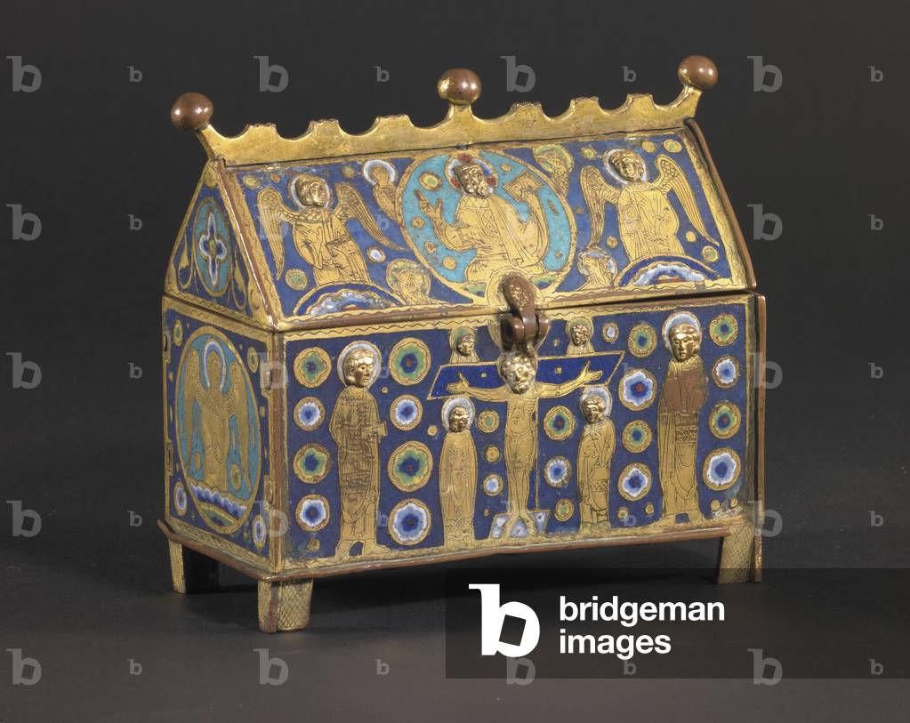 Container, 1250-1300 (enamel, copper alloy & gilding)