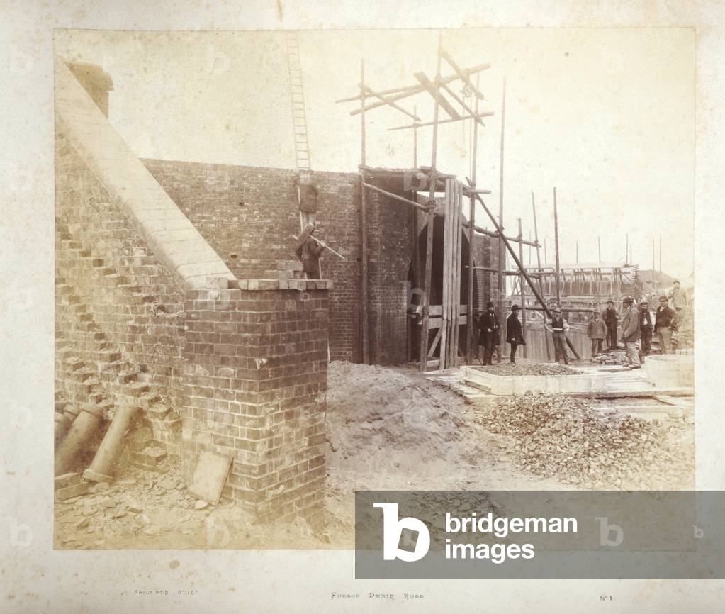 Sutton Drain, Hull, 1882 (sepia photo)