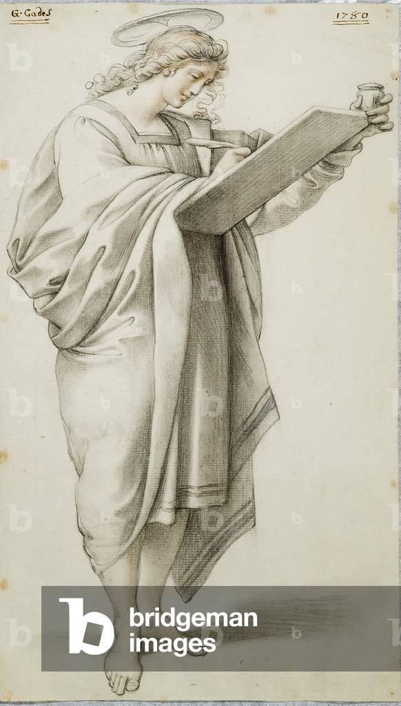 St. Luke, c.1780 (pencil on paper)