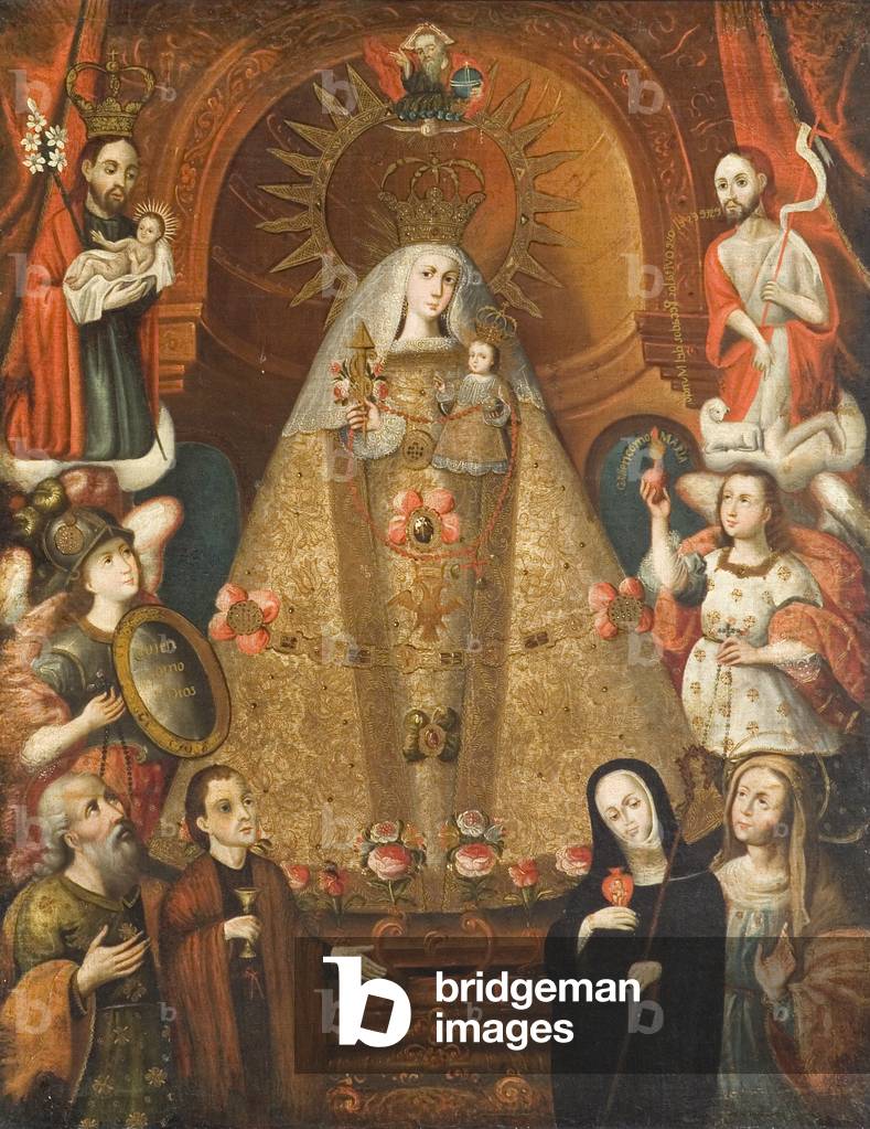 Madonna and Child with Saints, c.1600 (oil on canvas)