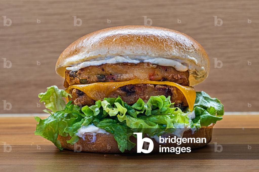 Vegetarian burger (photo)