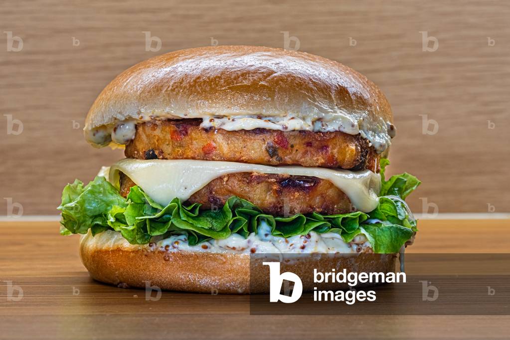 Vegetarian burger (photo)