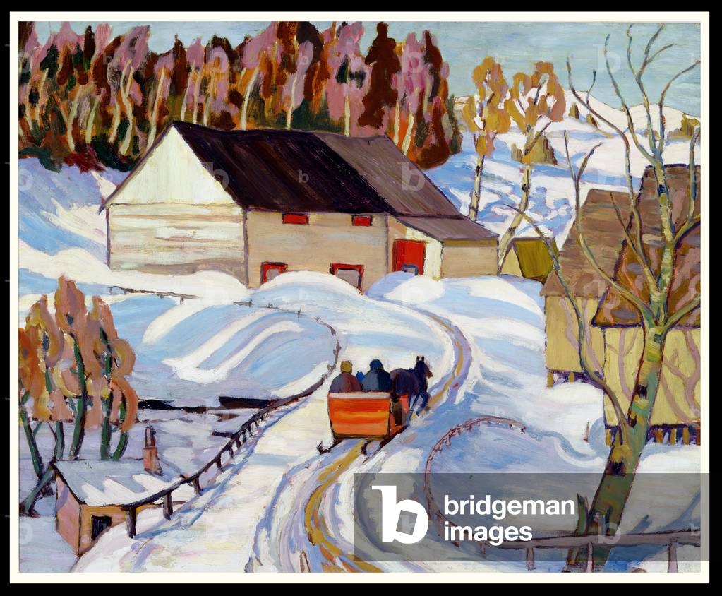 Inverno, Santa Irene (olio su tela)