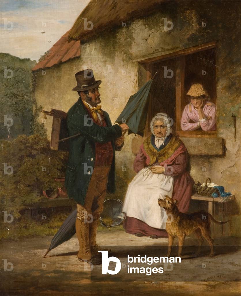 Giving an estimate, 1877 (oil on canvas)