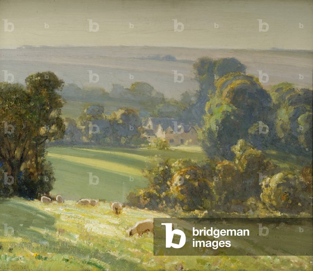 In the heart of the Cotswolds (oil on canvas)