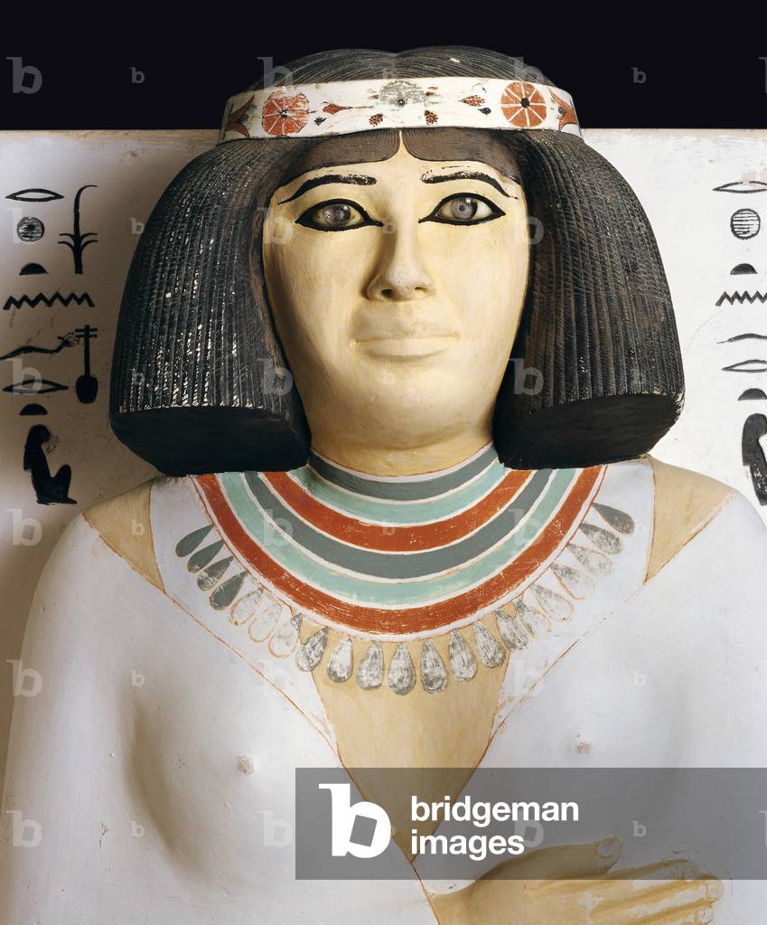 statue of Rahotep's wife Nofret